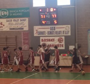 U14 UISP: Sconfitta ai Supplementari Basket Carnate – BASKETOWN 77-71