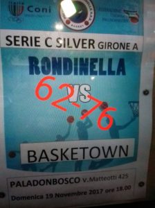 Serie C: vittoria nella battaglia di Sesto. Rondinella-Basketown 62-76