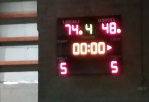 U19 Uisp VITTORIA DI CARATTERE (BT – POLISPORTIVA CGB: 74 – 48)